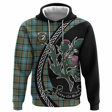 Brisbane Family Crest Tartan Hoodie Alba Thistle Inspired - Tartan Vibes Clothing