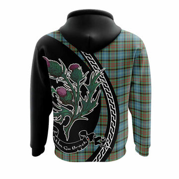 Brisbane Family Crest Tartan Hoodie Alba Thistle Inspired - Tartan Vibes Clothing
