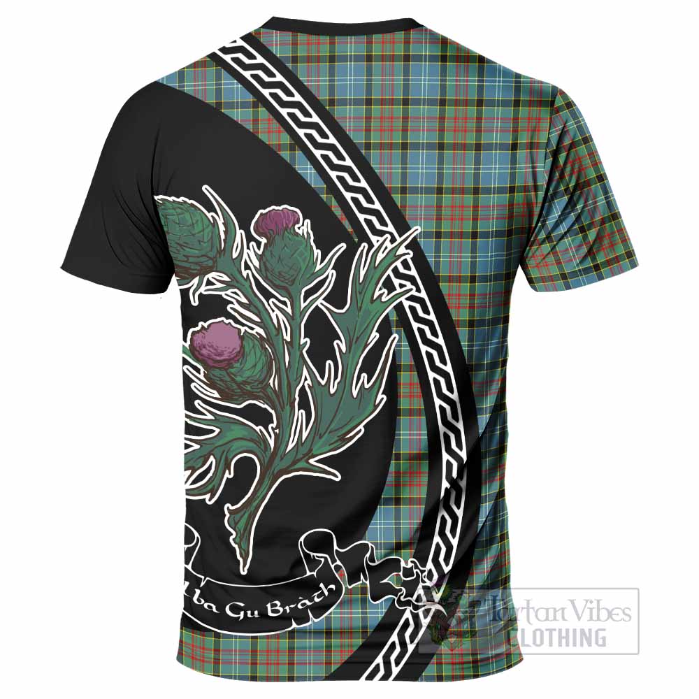 Brisbane Family Crest Tartan T-Shirt Alba Thistle Inspired - Tartan Vibes Clothing