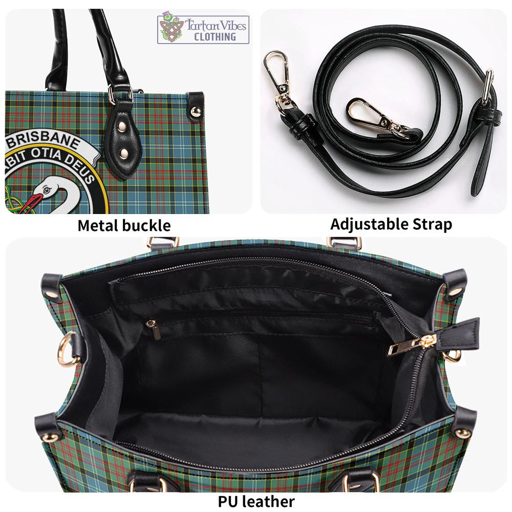 Tartan Vibes Clothing Brisbane modern Tartan Luxury Leather Handbags with Family Crest