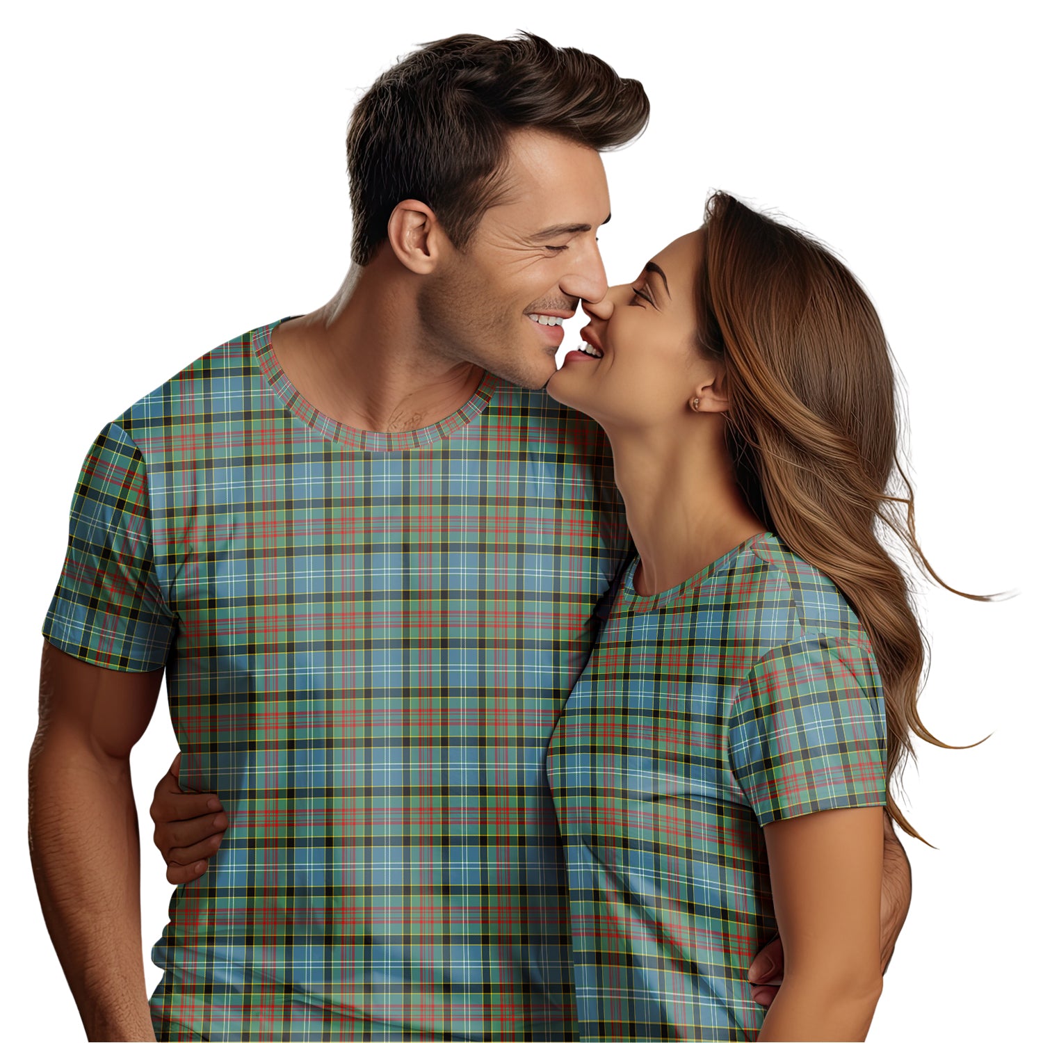 Brisbane modern Tartan T-Shirt Men's Shirt S - Tartanvibesclothing