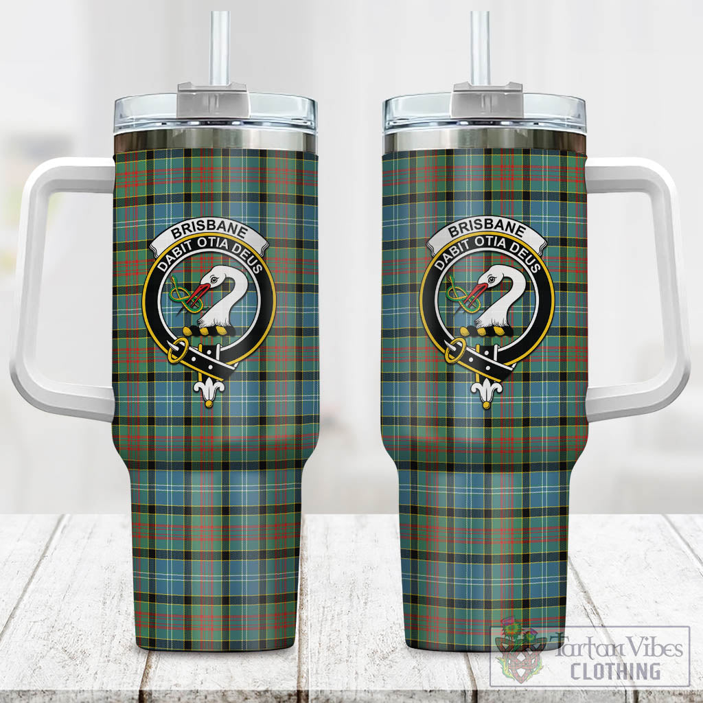 Tartan Vibes Clothing Brisbane modern Tartan and Family Crest Tumbler with Handle