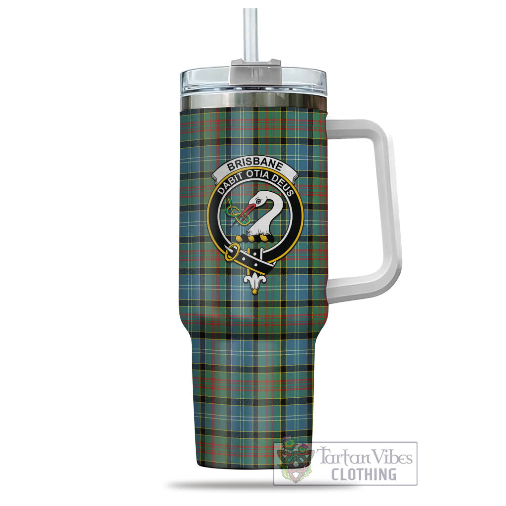 Tartan Vibes Clothing Brisbane modern Tartan and Family Crest Tumbler with Handle