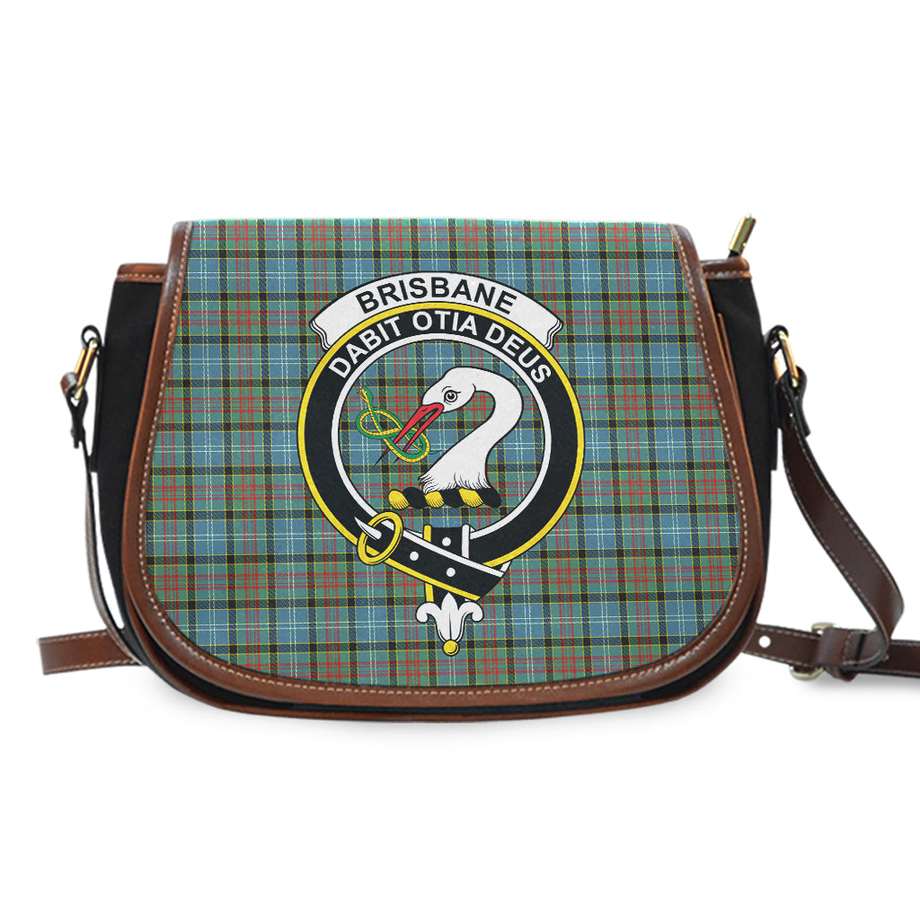 Brisbane Tartan Saddle Bag with Family Crest - Tartan Vibes Clothing