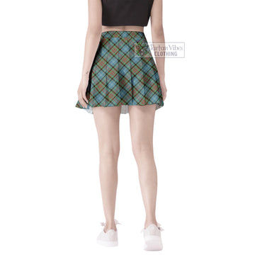 Brisbane Modern Tartan Women's Plated Mini Skirt