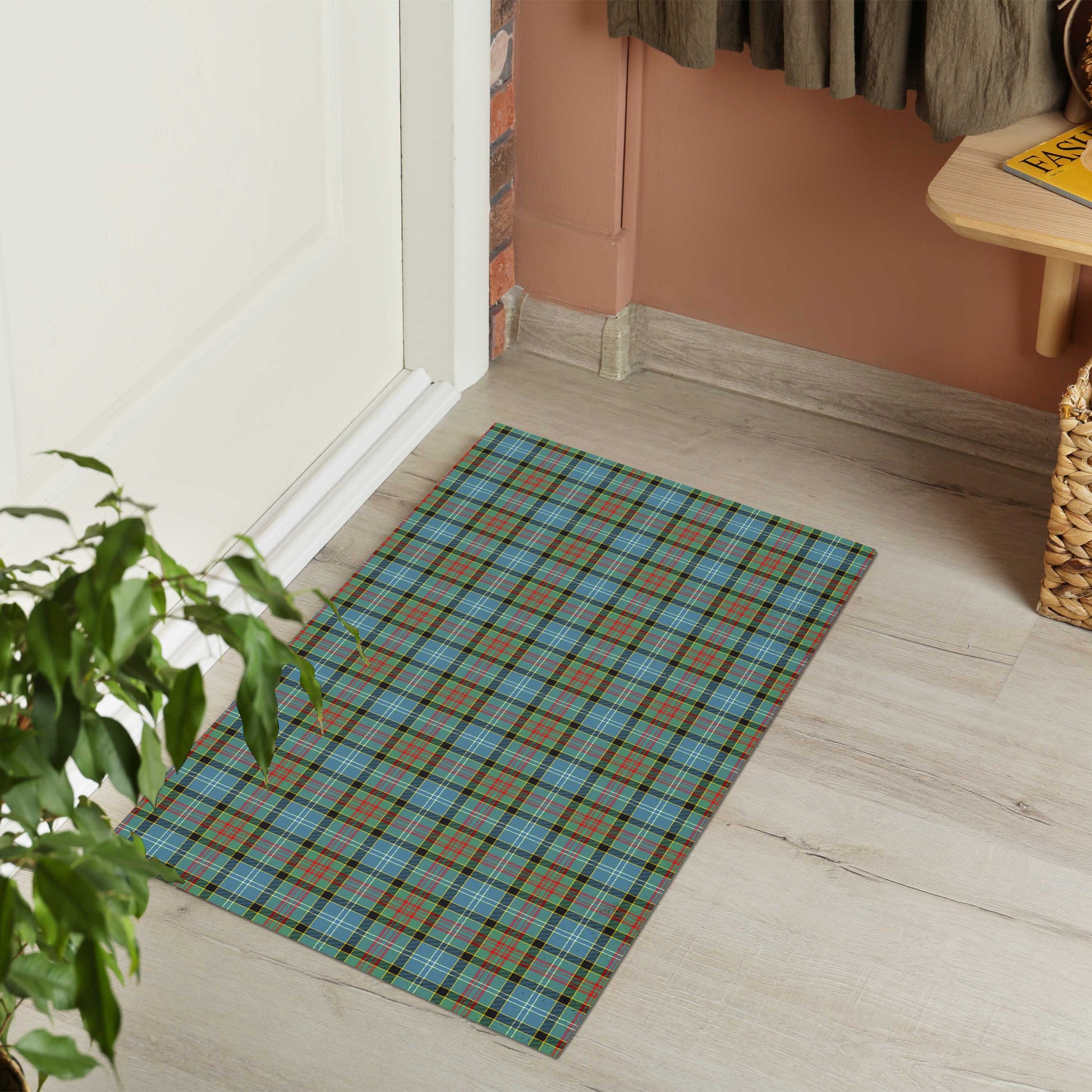 Brisbane modern Tartan Door Mat - Tartanvibesclothing