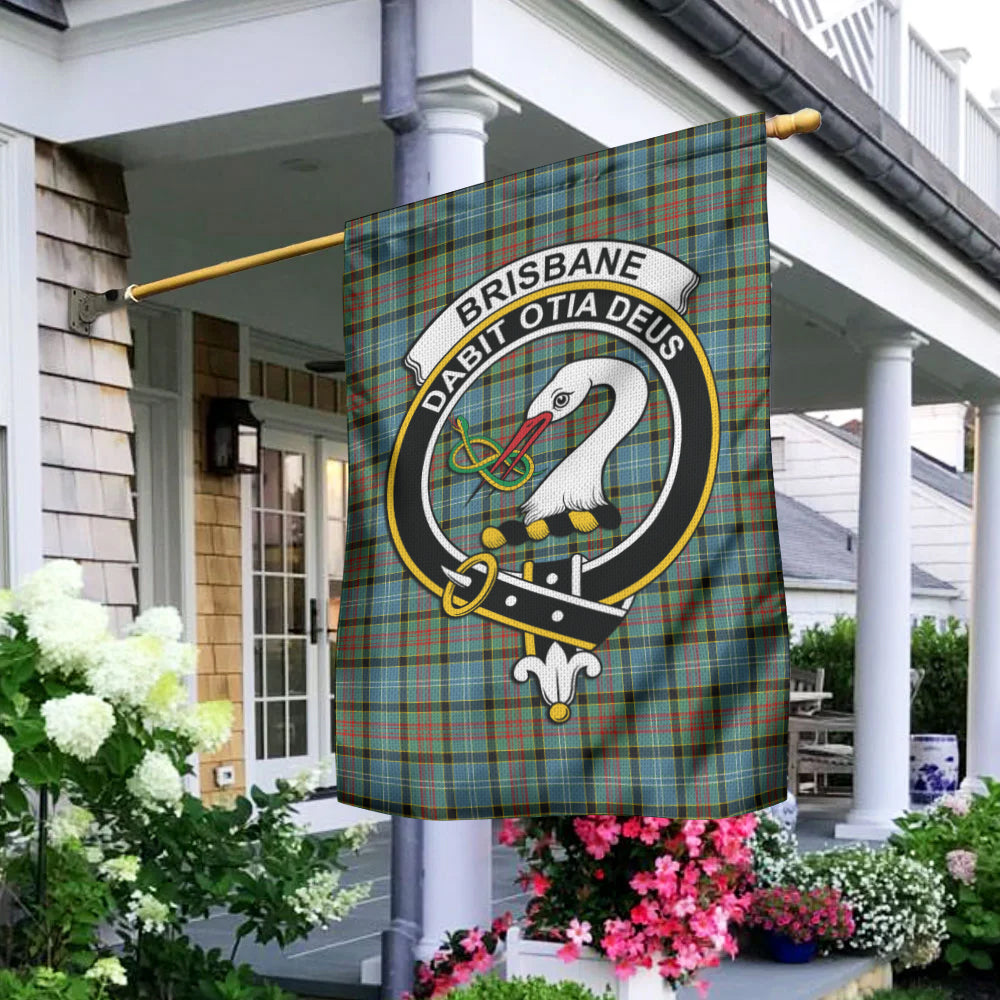Brisbane Tartan Flag with Family Crest - Tartan Vibes Clothing