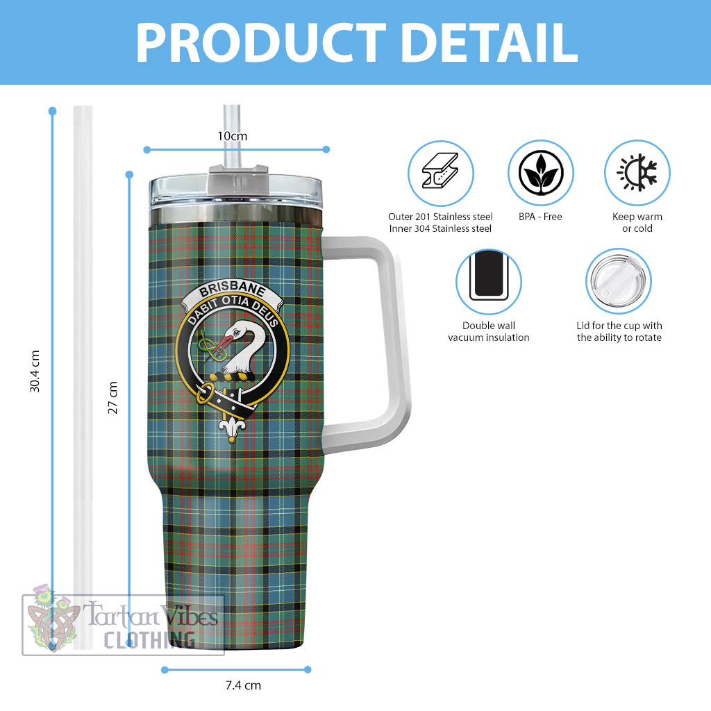 Tartan Vibes Clothing Brisbane modern Tartan and Family Crest Tumbler with Handle