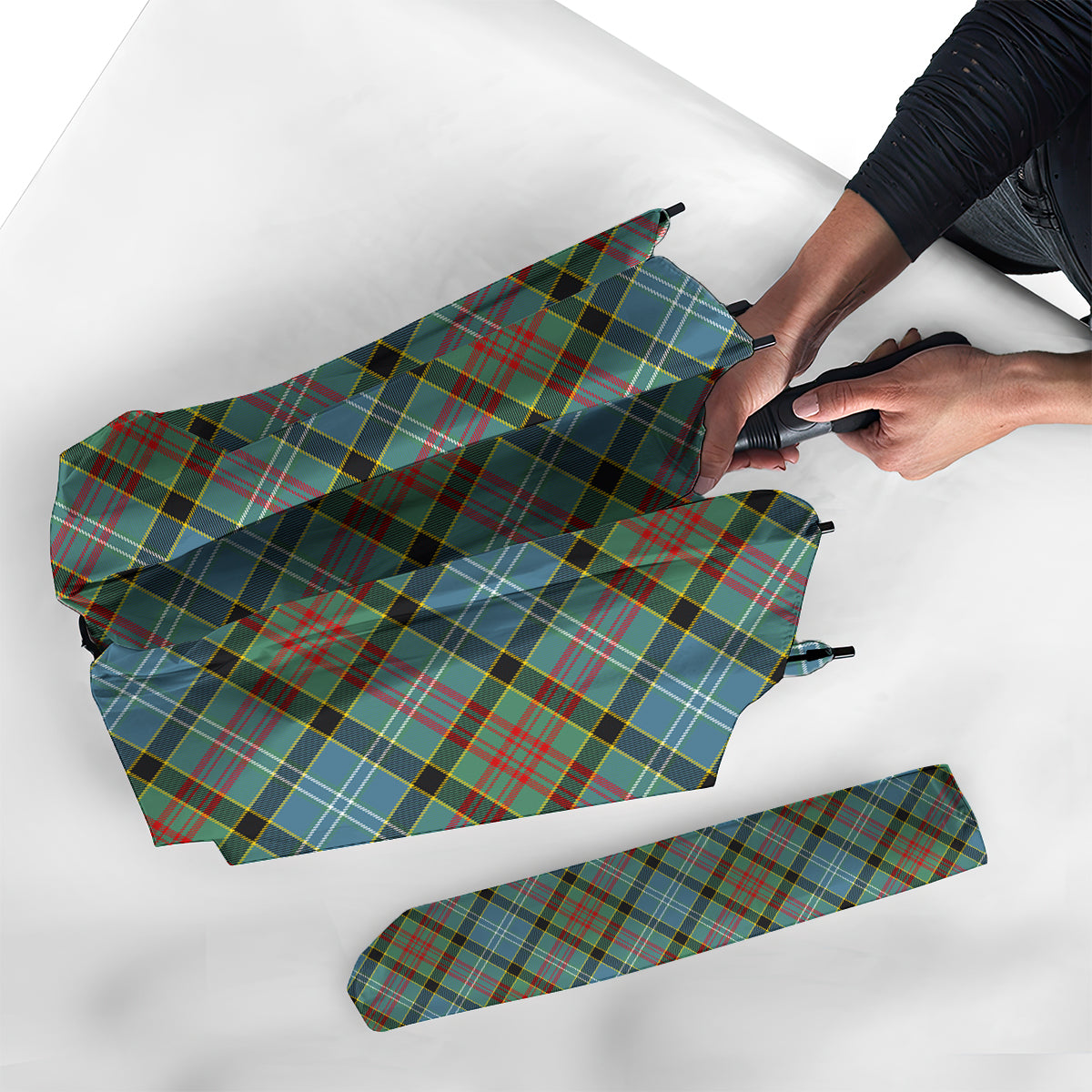 Brisbane modern Tartan Umbrella - Tartanvibesclothing