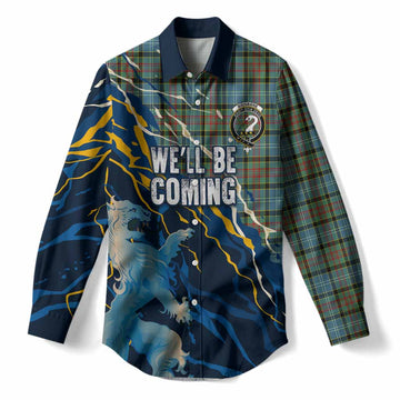 Brisbane Scotland Tartan Women Casual Shirt WC2026 Football - We'll Be Coming