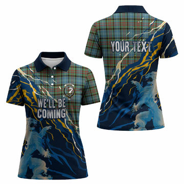 Brisbane Scotland Tartan Women Polo Shirt WC2026 Football - We'll Be Coming