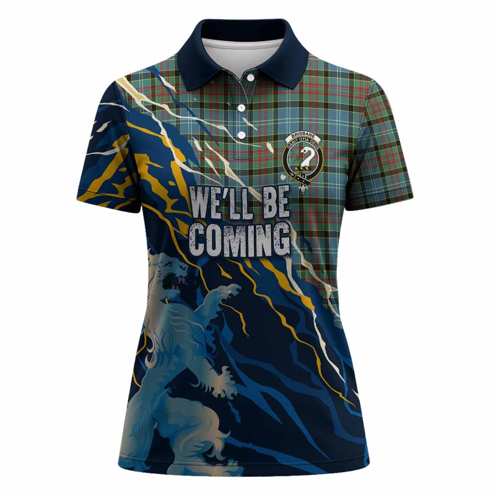 Brisbane Scotland Tartan Women Polo Shirt WC2026 Football - We'll Be Coming