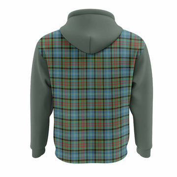 Brisbane Tartan Accent Hoodie with Family Crest