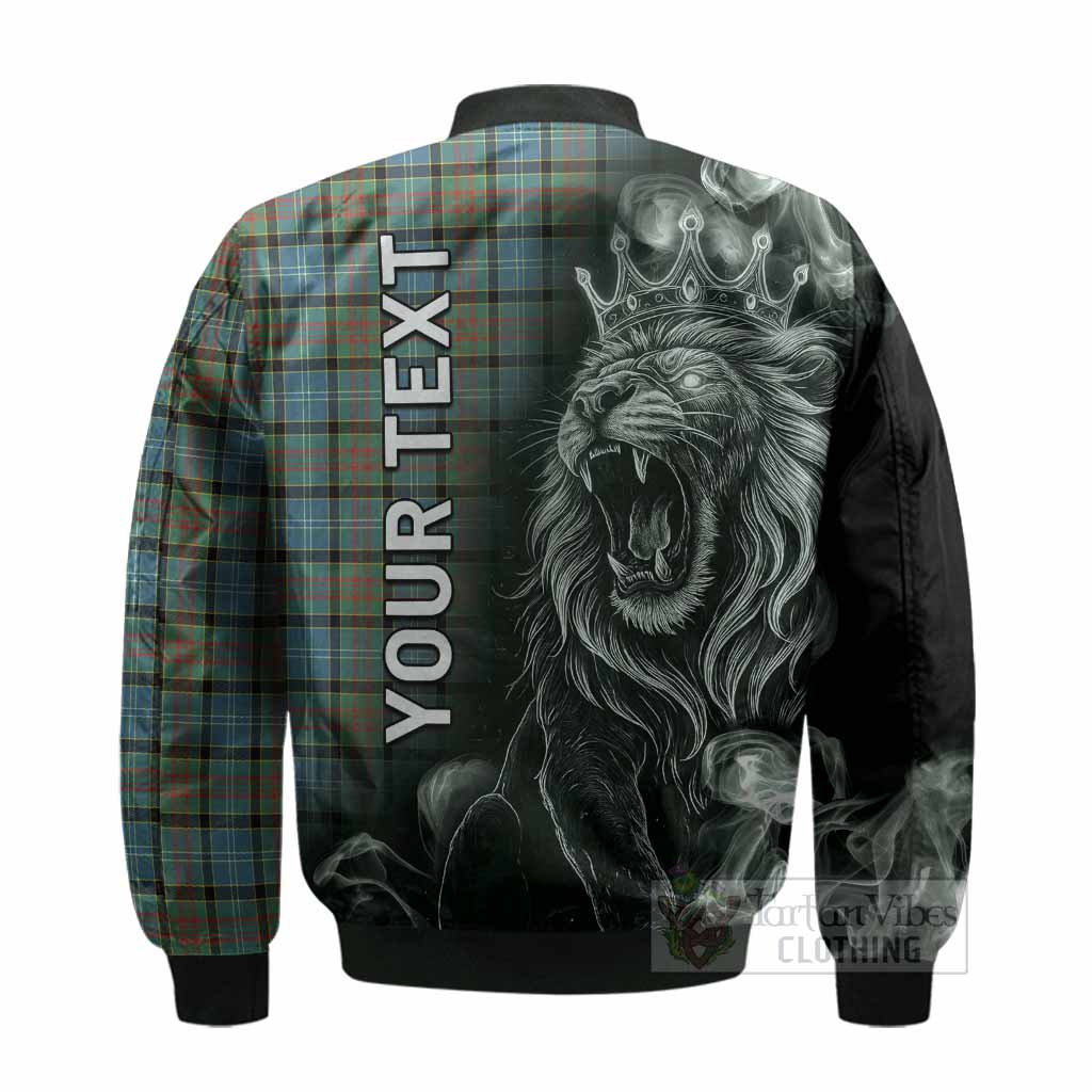 Brisbane Tartan Bomber Jacket Roaring Lion Heritage