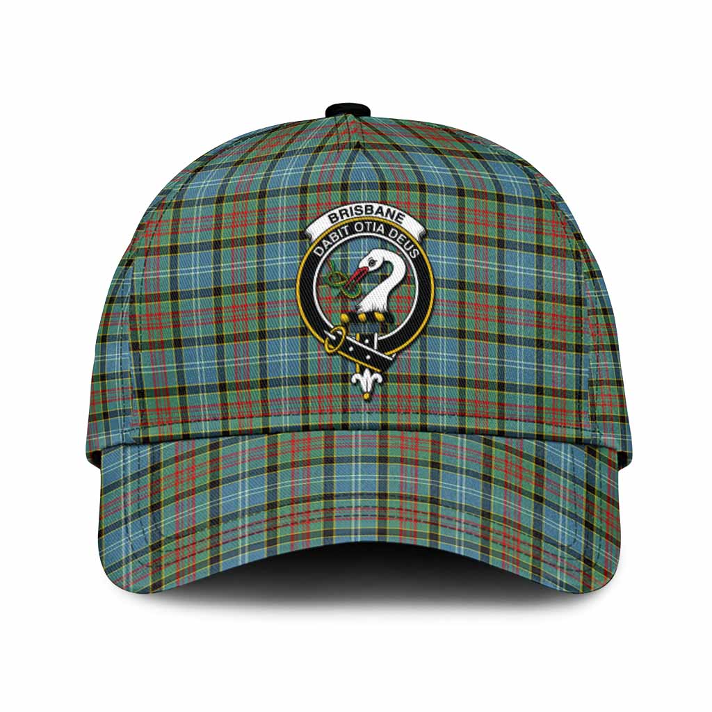 Brisbane Tartan Classic Cap with Family Crest