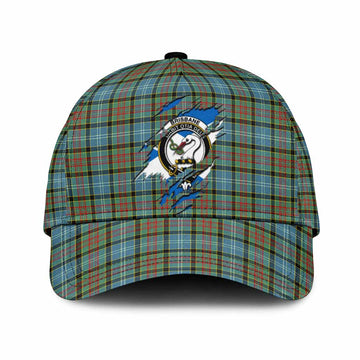 Brisbane Tartan Classic Cap with Family Crest In Me Style