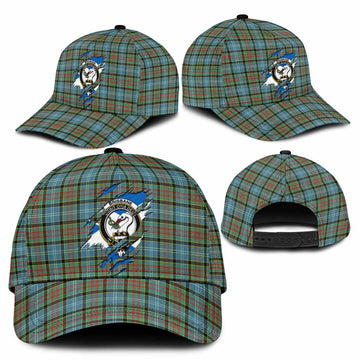 Brisbane Tartan Classic Cap with Family Crest In Me Style