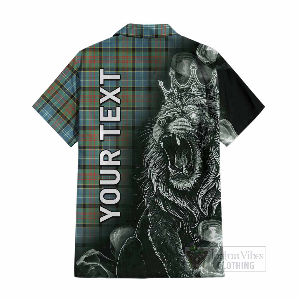 Brisbane Tartan Cotton Hawaiian Shirt Roaring Lion Heritage
