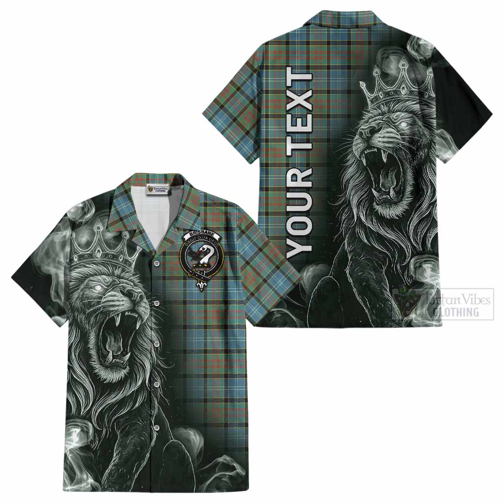 Brisbane Tartan Cotton Hawaiian Shirt Roaring Lion Heritage