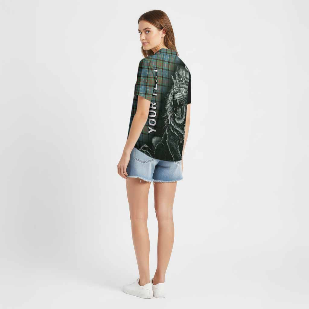 Brisbane Tartan Cotton Hawaiian Shirt Roaring Lion Heritage