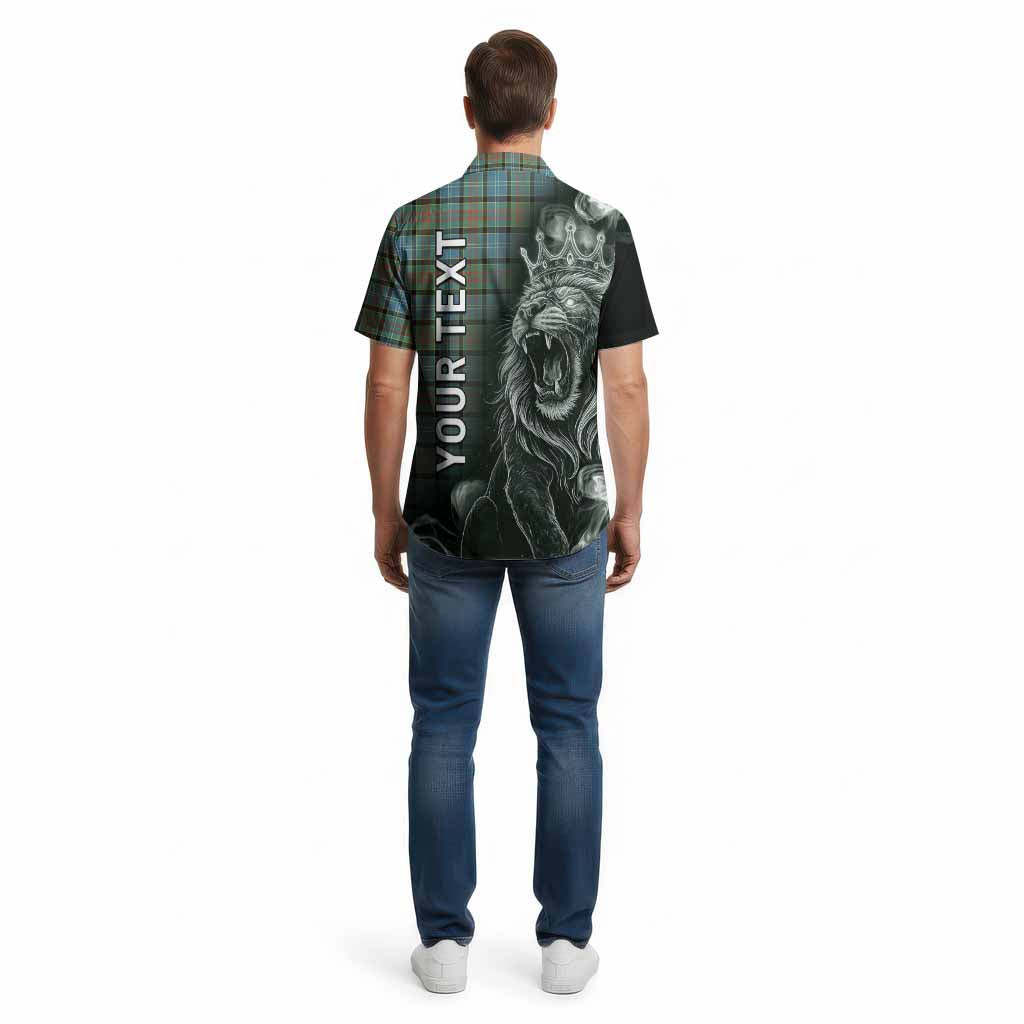 Brisbane Tartan Cotton Hawaiian Shirt Roaring Lion Heritage