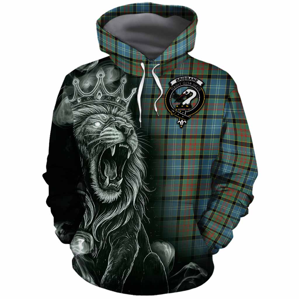 Brisbane Tartan Cotton Hoodie Roaring Lion Heritage