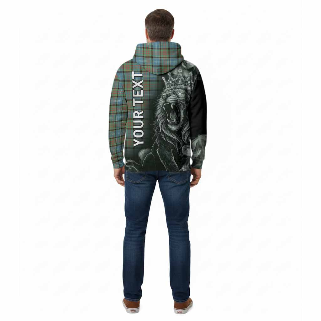 Brisbane Tartan Cotton Hoodie Roaring Lion Heritage