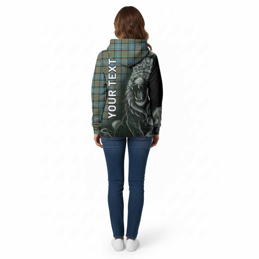 Brisbane Tartan Cotton Hoodie Roaring Lion Heritage