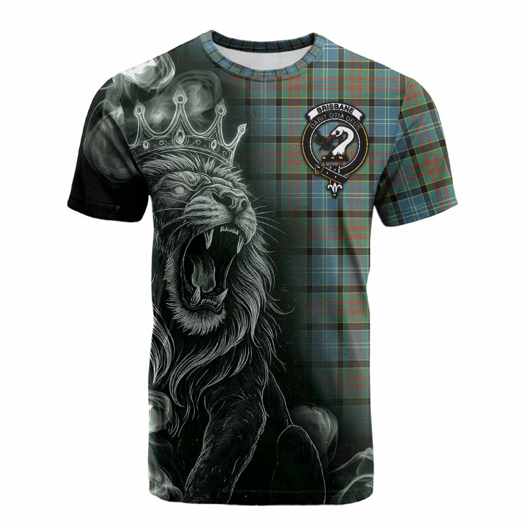 Brisbane Tartan Cotton T-shirt Roaring Lion Heritage