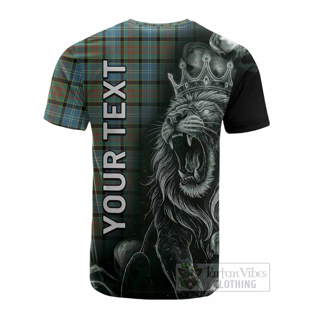 Brisbane Tartan Cotton T-shirt Roaring Lion Heritage
