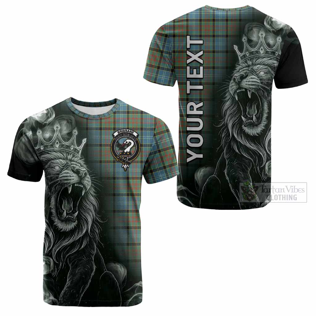 Brisbane Tartan Cotton T-shirt Roaring Lion Heritage