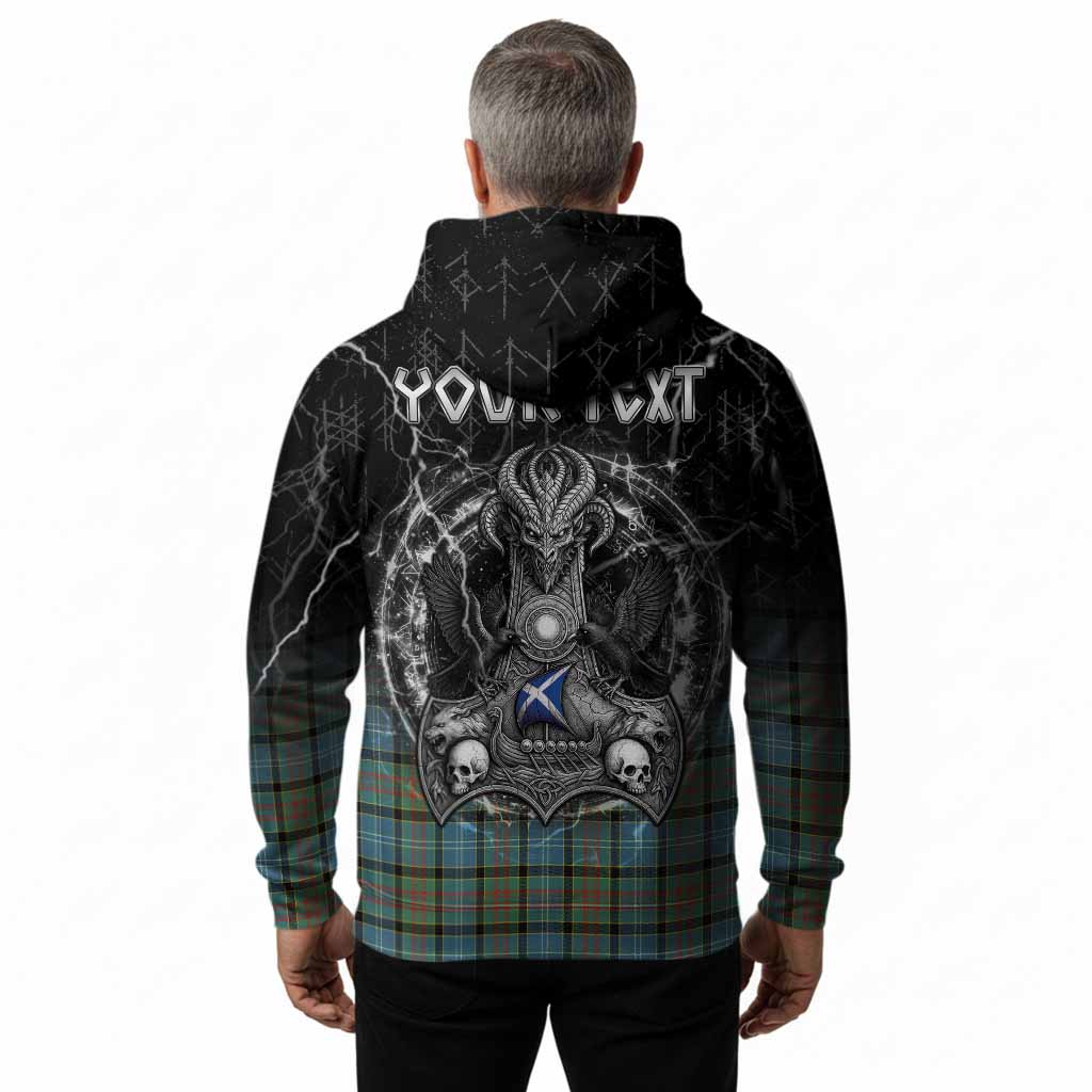 Brisbane Tartan Crest Hoodie Celtic Odin's Raven Legacy