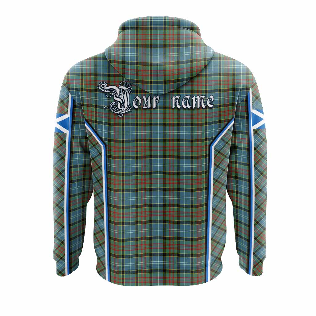 Brisbane Tartan Crest Hoodie Scotland Coat of Arm Flag Style - Tartan Vibes Clothing