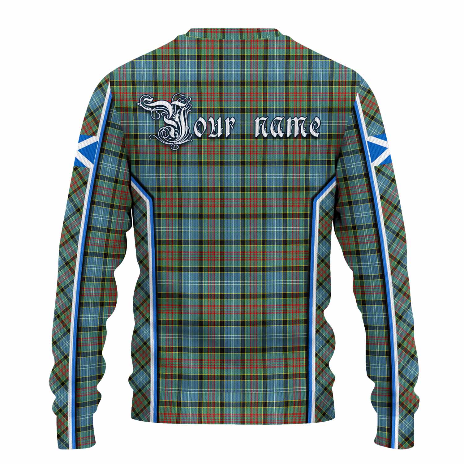 Brisbane Tartan Crest Knitted Sweater Scotland Coat of Arm Flag Style - Tartan Vibes Clothing