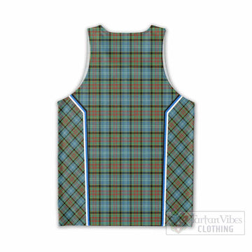 Brisbane Tartan Crest Men Tank Top Scotland Coat of Arm Flag Style - Tartan Vibes Clothing