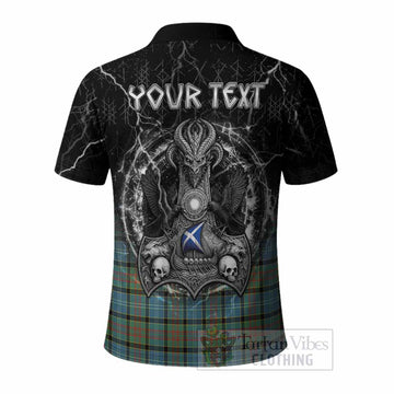 Brisbane Tartan Crest Polo Shirt Celtic Odin's Raven Legacy