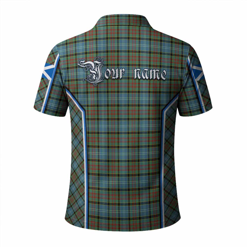 Brisbane Tartan Crest Polo Shirt Scotland Coat of Arm Flag Style - Tartan Vibes Clothing