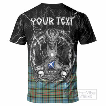 Brisbane Tartan Crest T-Shirt Celtic Odin's Raven Legacy