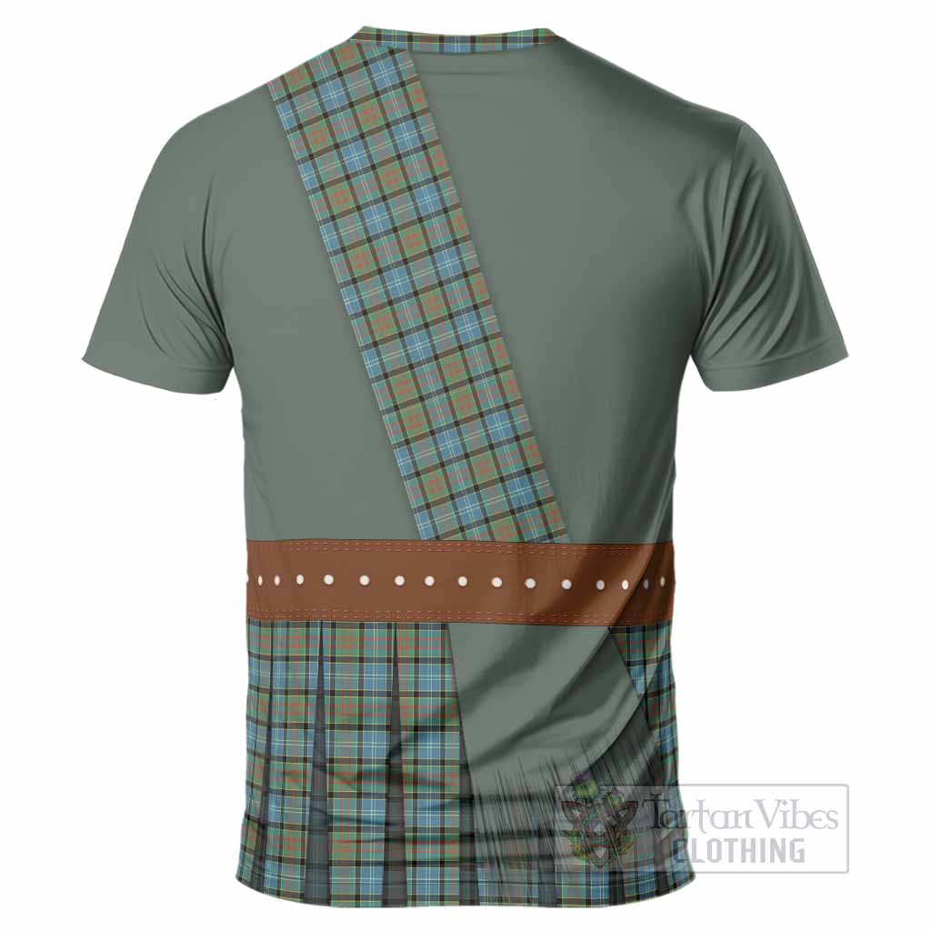 Brisbane Tartan Crest T-Shirt Kilt Costume Style