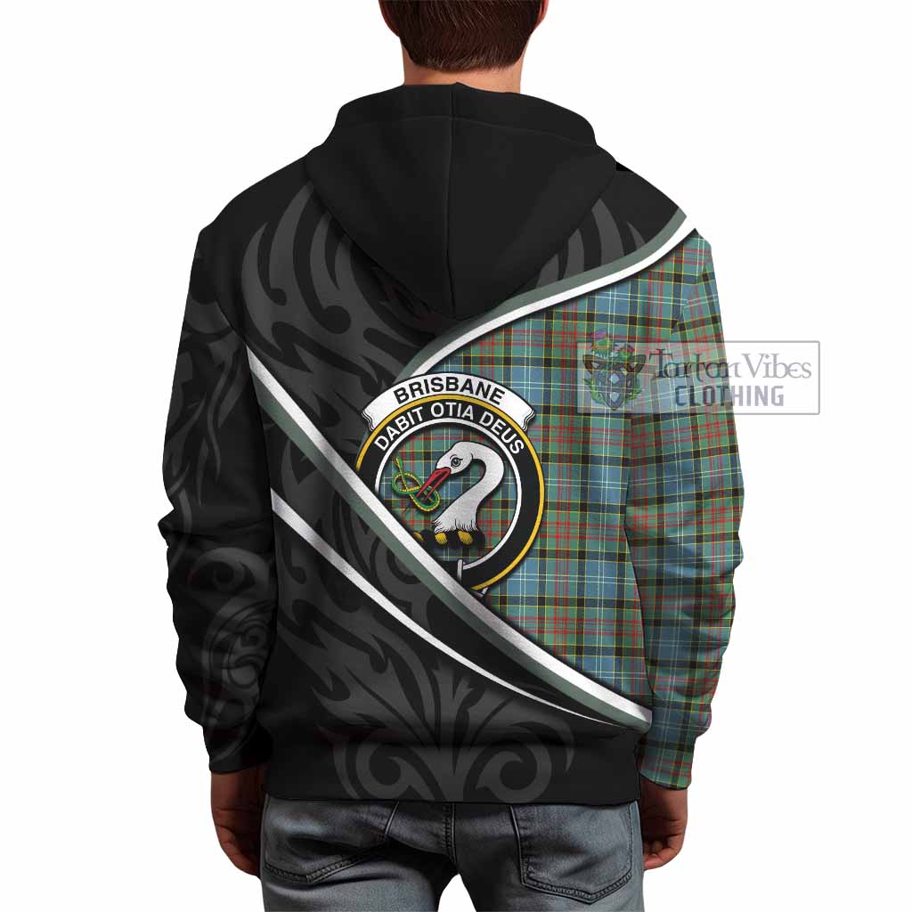 Brisbane Tartan Family Crest Hoodie Celtic Scottish Thistle Floral - Tartan Vibes Clothing