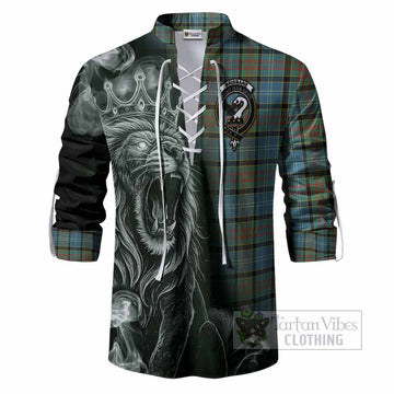 Brisbane Tartan Ghillie Shirt Roaring Lion Heritage