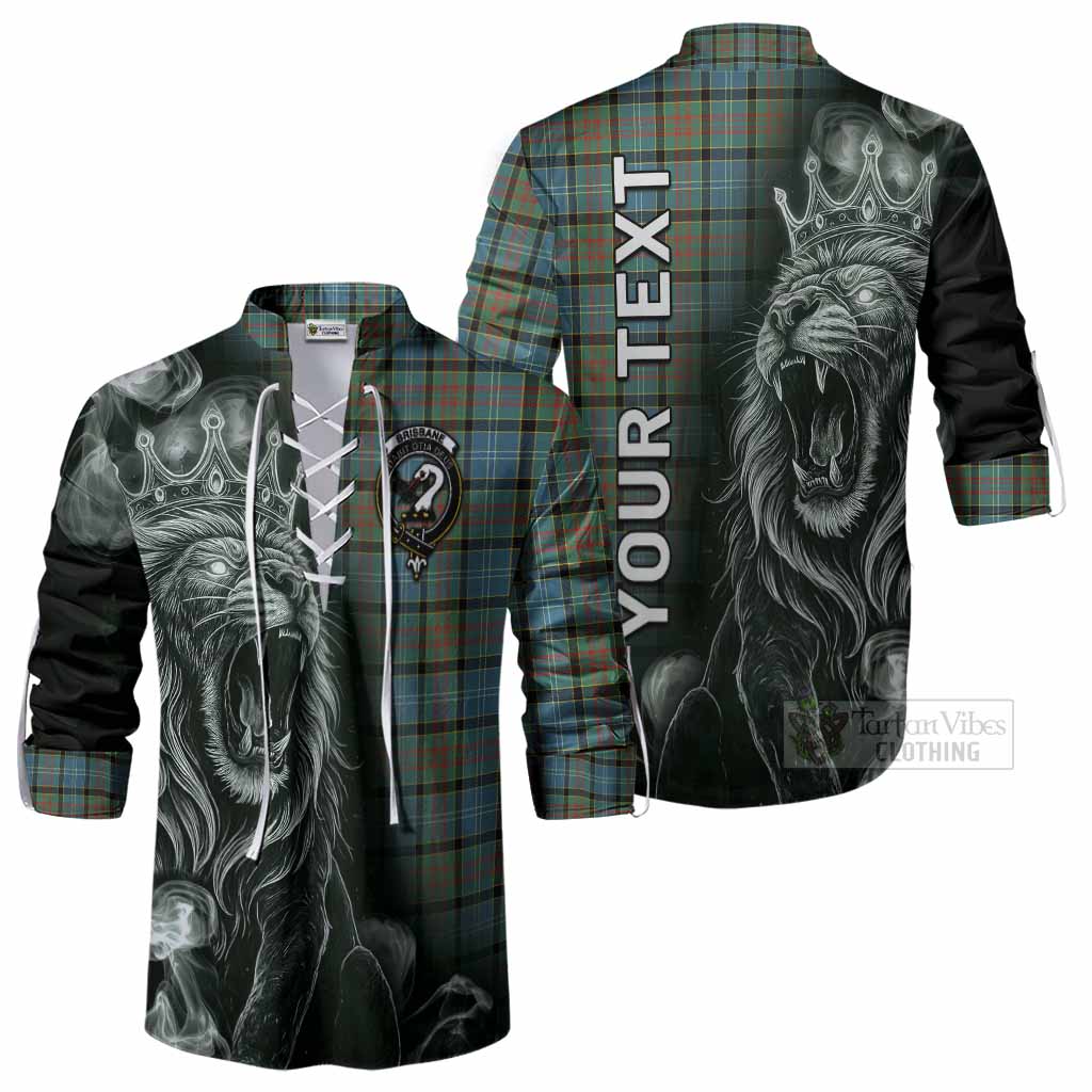 Brisbane Tartan Ghillie Shirt Roaring Lion Heritage