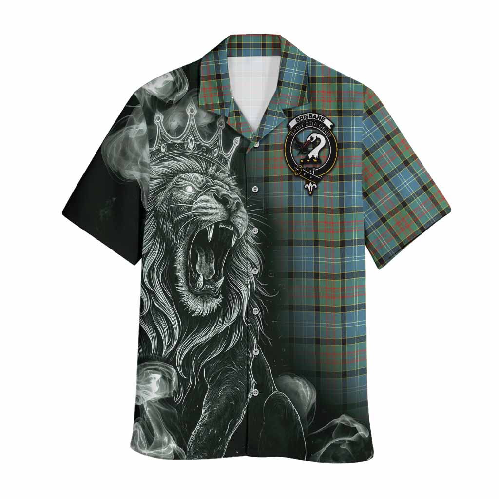 Brisbane Tartan Hawaiian Shirt Roaring Lion Heritage