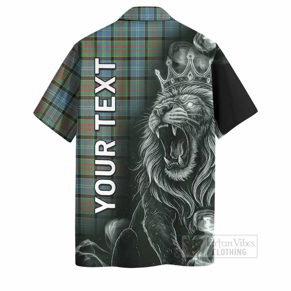 Brisbane Tartan Hawaiian Shirt Roaring Lion Heritage