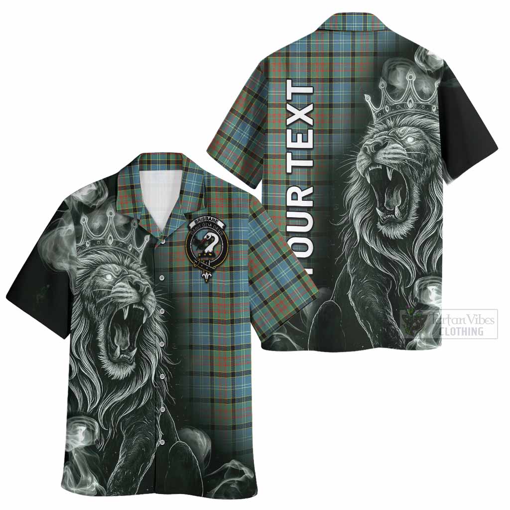 Brisbane Tartan Hawaiian Shirt Roaring Lion Heritage