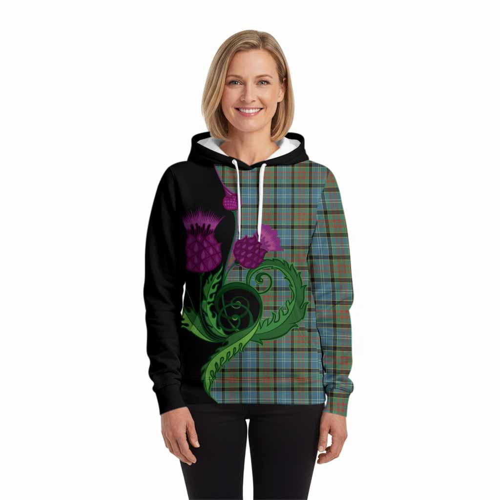 Brisbane Tartan Hoodie Traditional Scottish Thistle