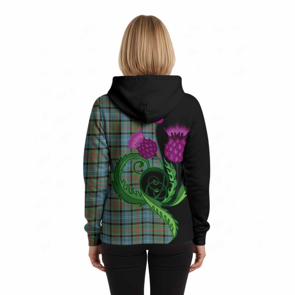 Brisbane Tartan Hoodie Traditional Scottish Thistle
