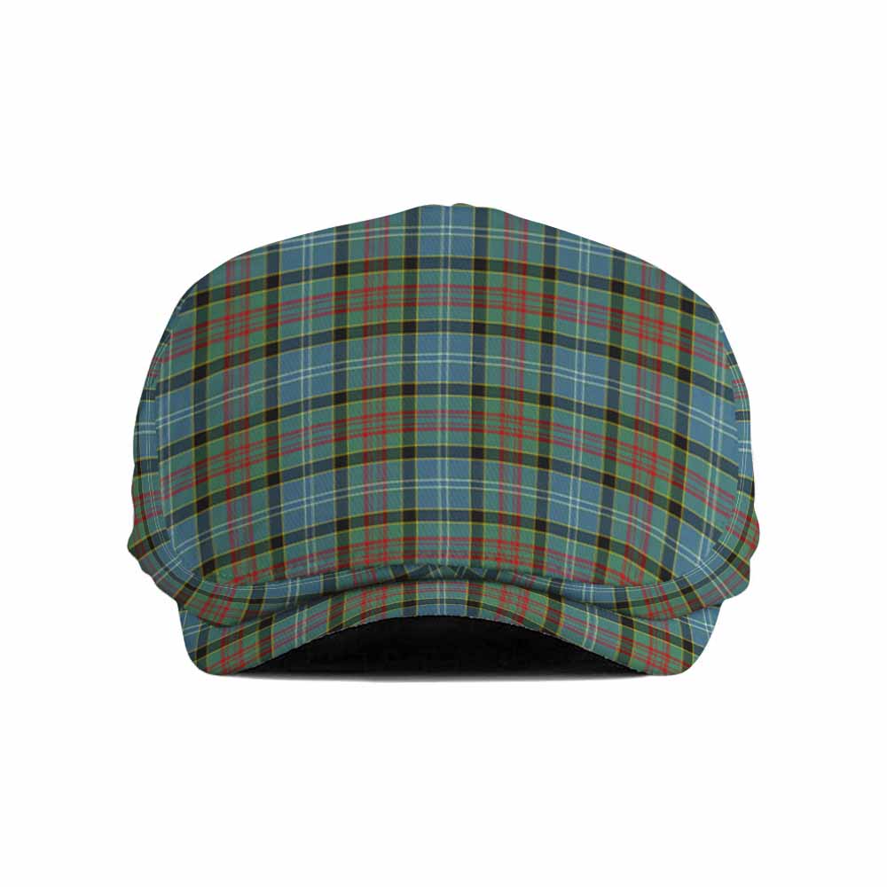 Brisbane Tartan Jeff Cap, Tartan Flat Cap