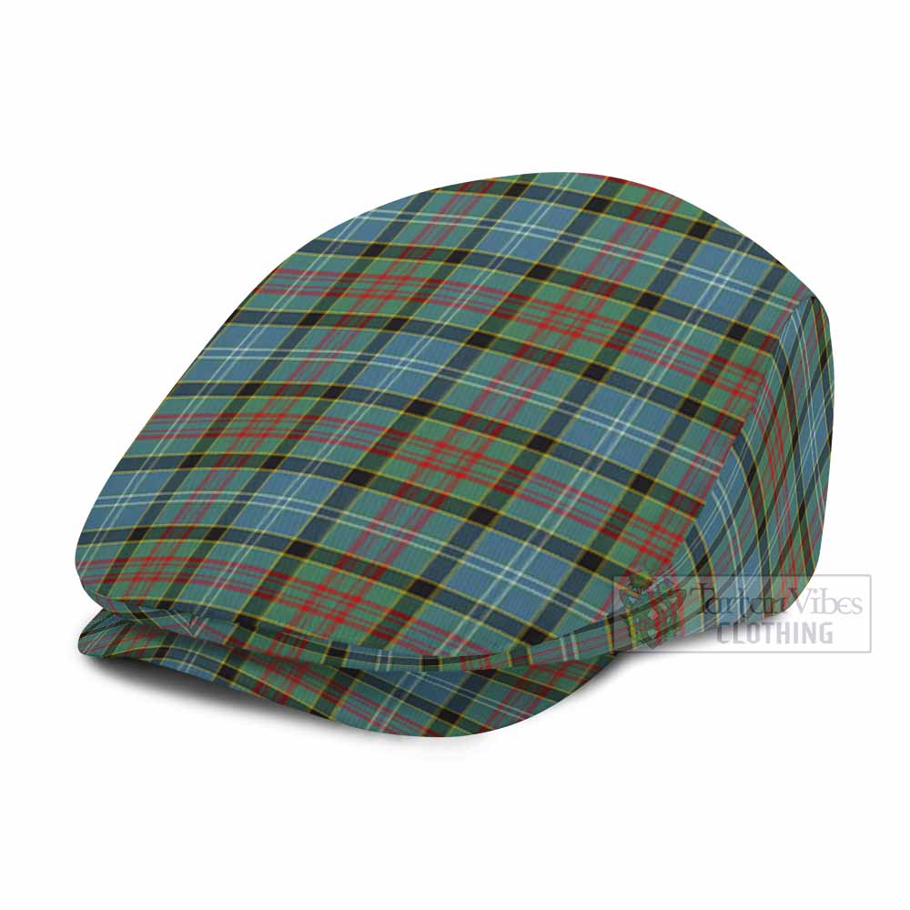 Brisbane Tartan Jeff Cap, Tartan Flat Cap