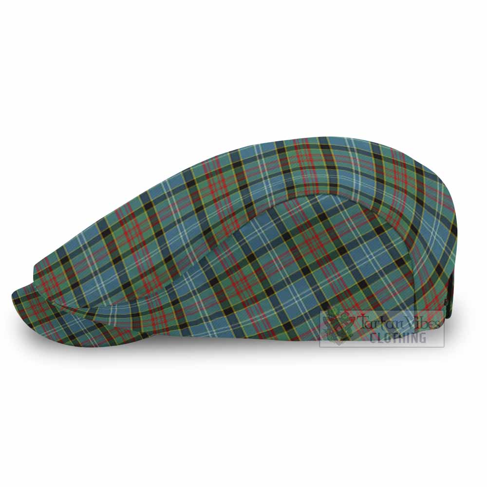Brisbane Tartan Jeff Cap, Tartan Flat Cap